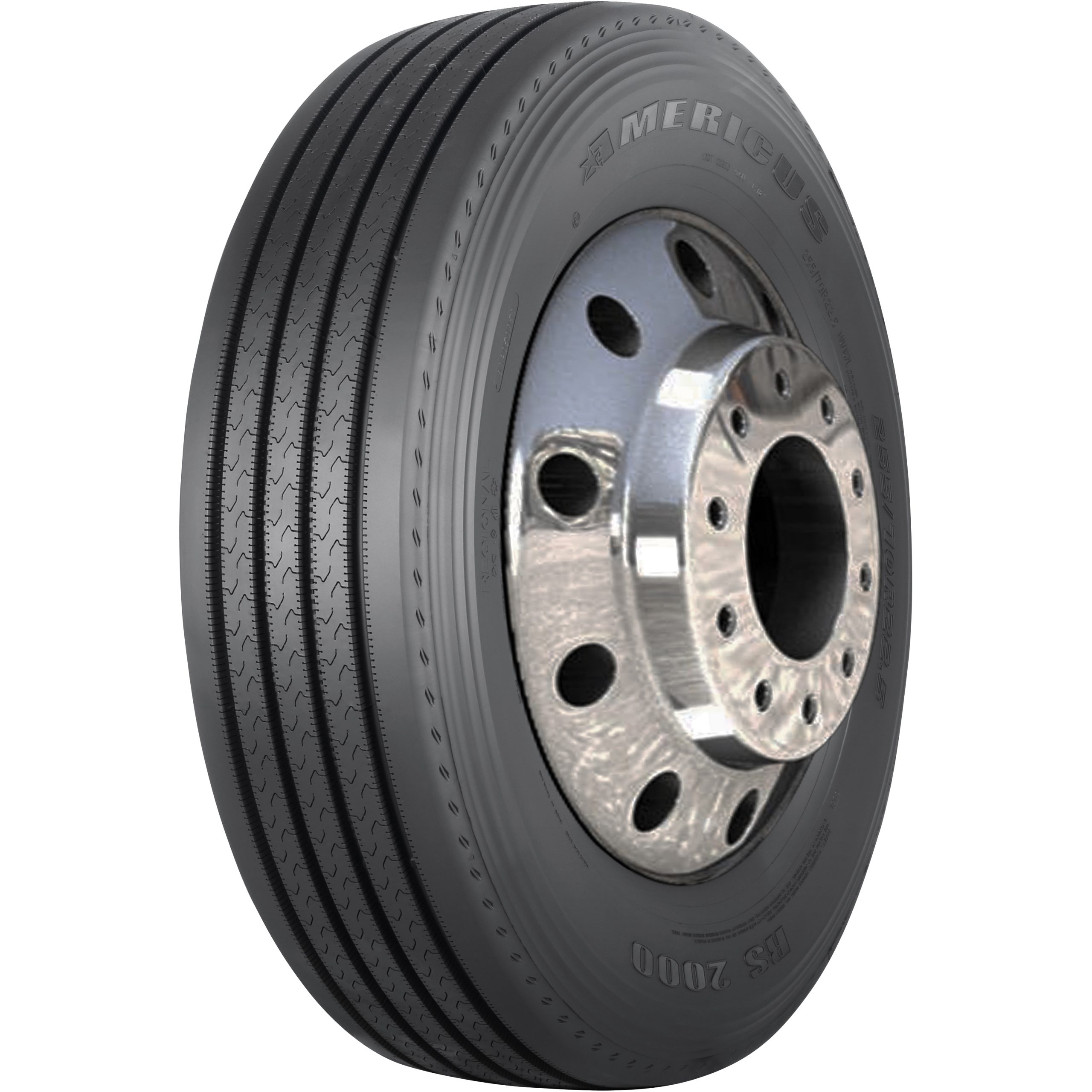 Americus RS 2000 255/70R22.5 140/137L H (16 Ply) AS A/S All Season Tire