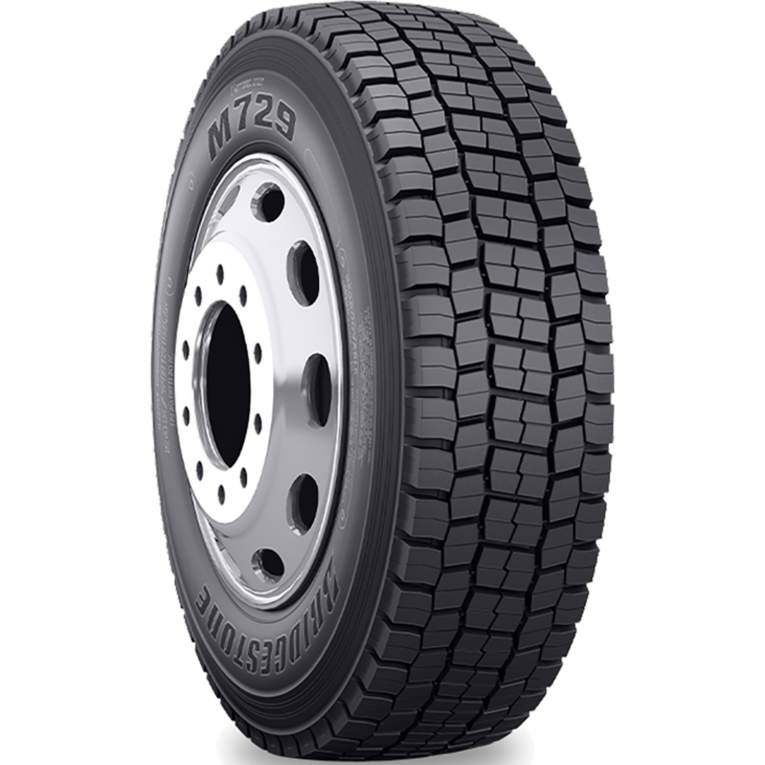 Bridgestone M729F 225/70R19.5 125/122L F (12 Ply) AS A/S All Season Tire