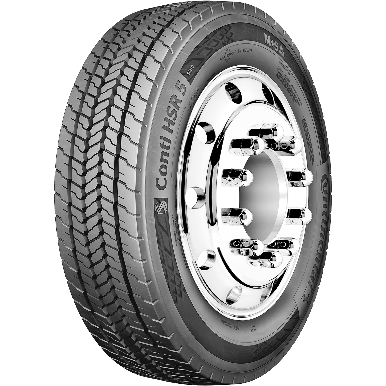Continental Conti HSR 5 225/70R19.5 128/126N G (14 Ply) All Weather Tire