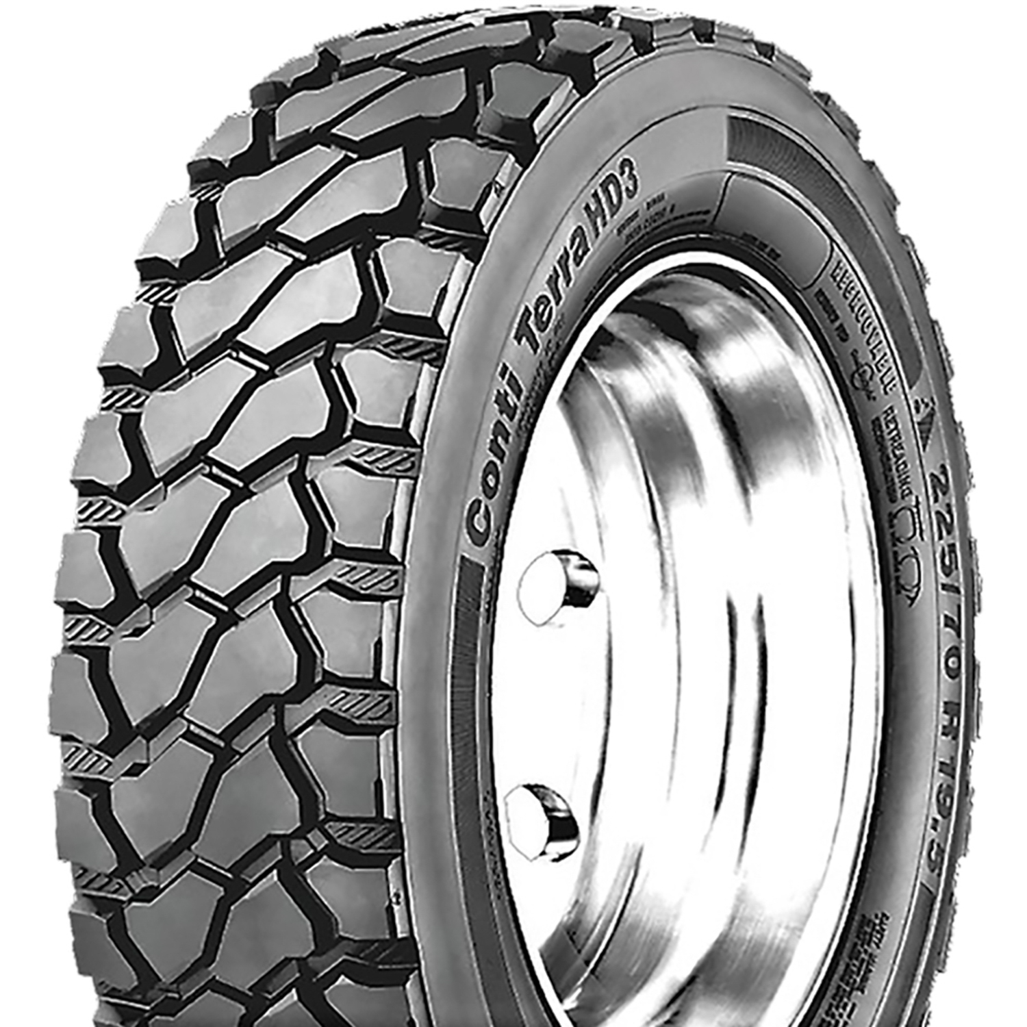 Continental ContiTerra HD3 225/70R19.5 128/126L G (14 Ply) Tire