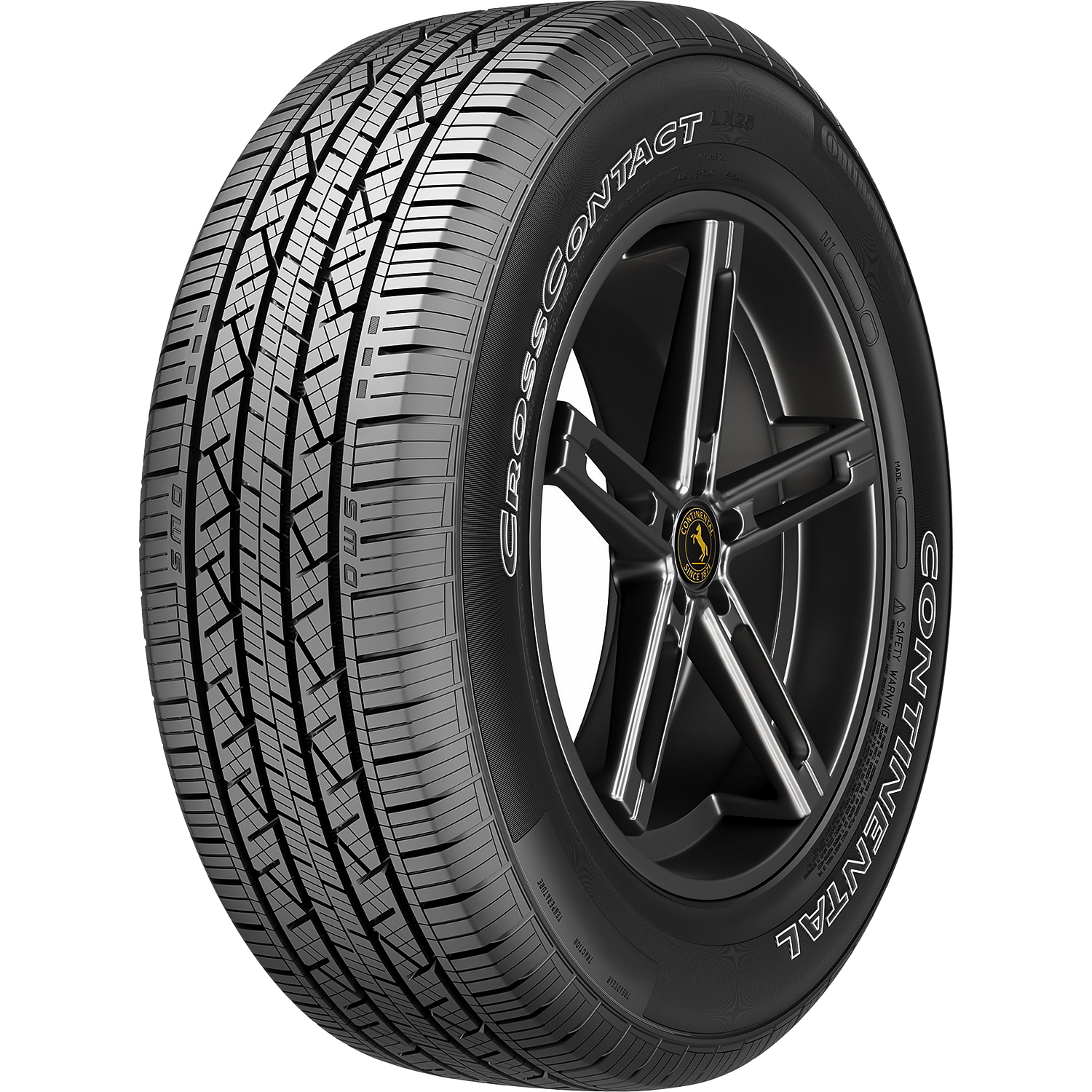 Continental CrossContact LX25 225/65R17 102T AS A/S All Season Tire