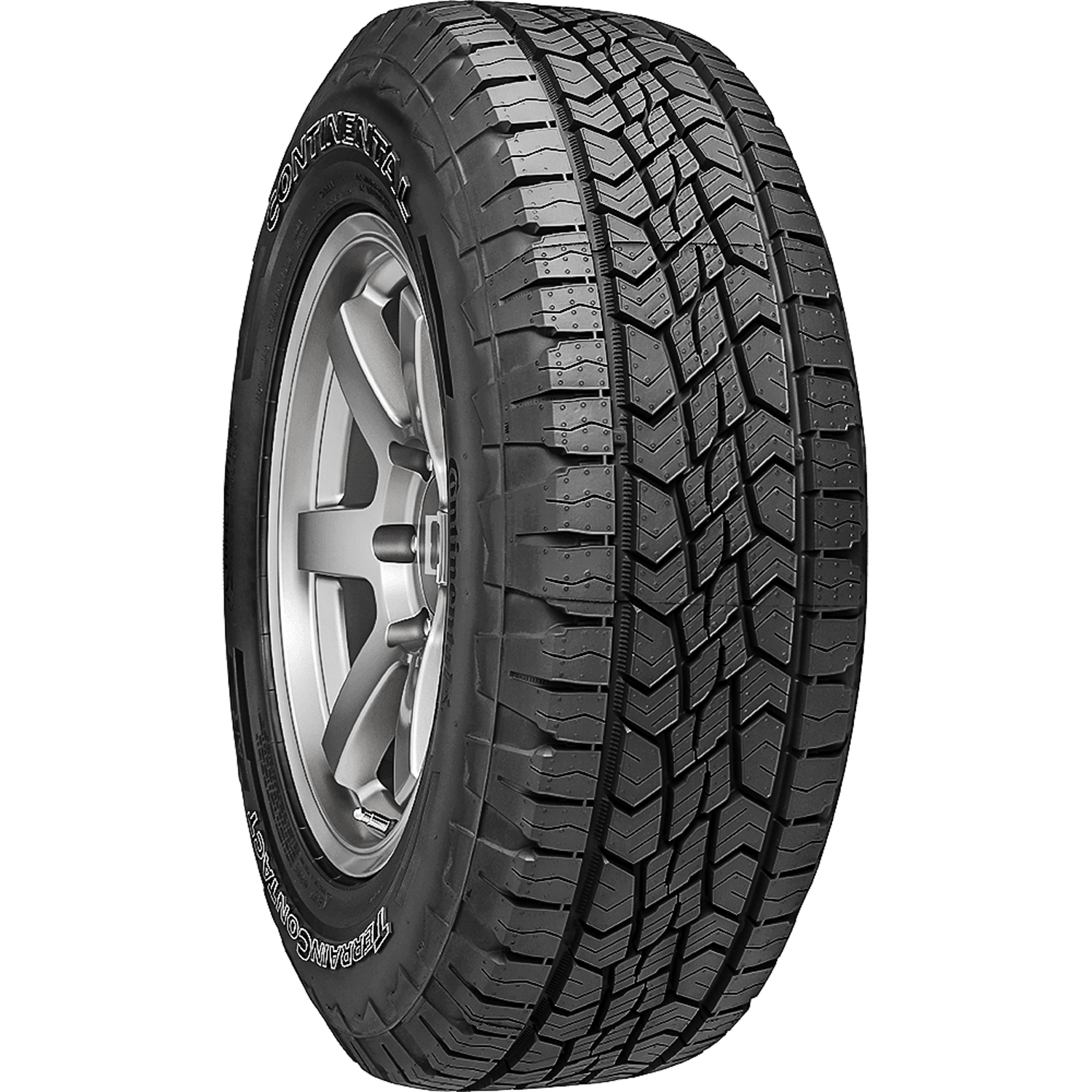 Continental TerrainContact A/T LT 265/70R18 124/121S E (10 Ply) AT All Terrain Tire
