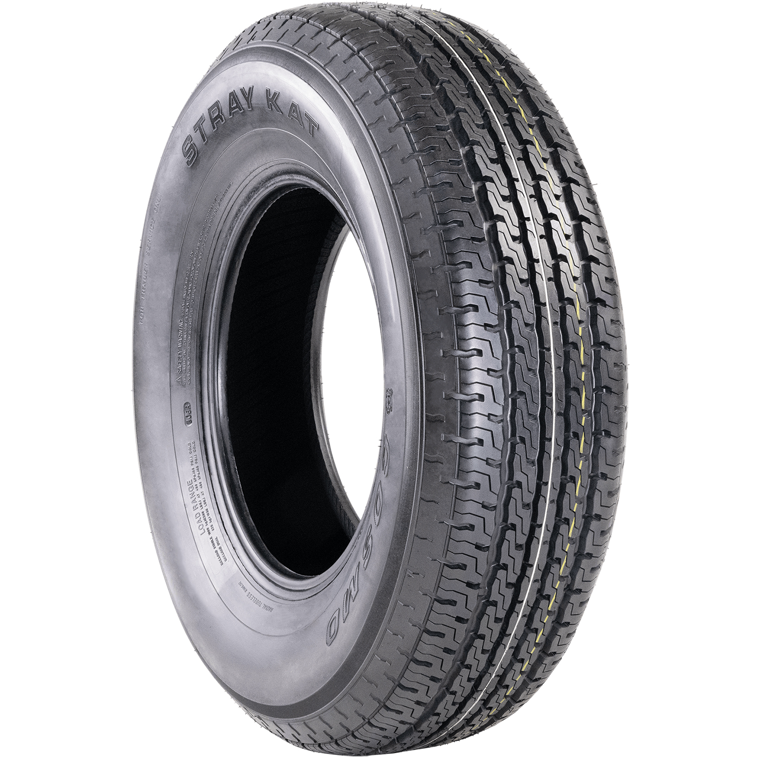 Cosmo Stray Kat Semi-Steel ST 175/80R13 91/87L C (6 Ply) Trailer Tire