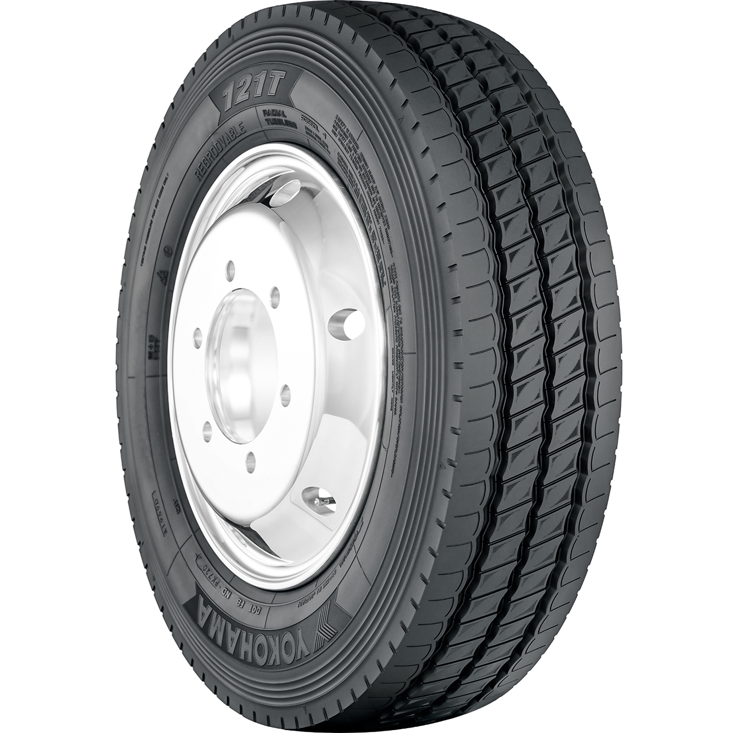 Yokohama 121T 215/75R17.5 135/133K H (16 Ply) All Weather Tire