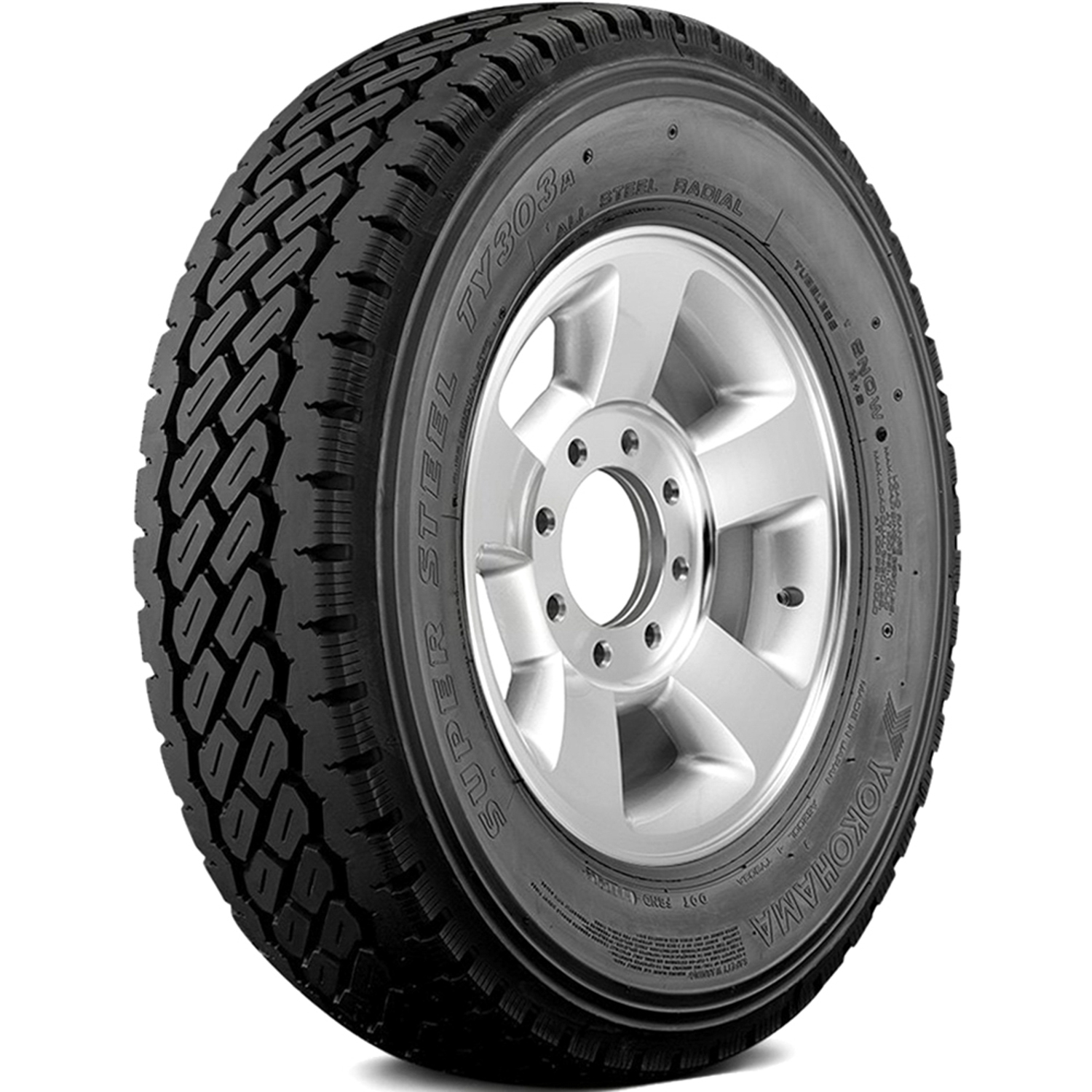 Yokohama Super Steel TY303A 215/75R17.5 126L G (14 Ply) AS A/S All Season Tire